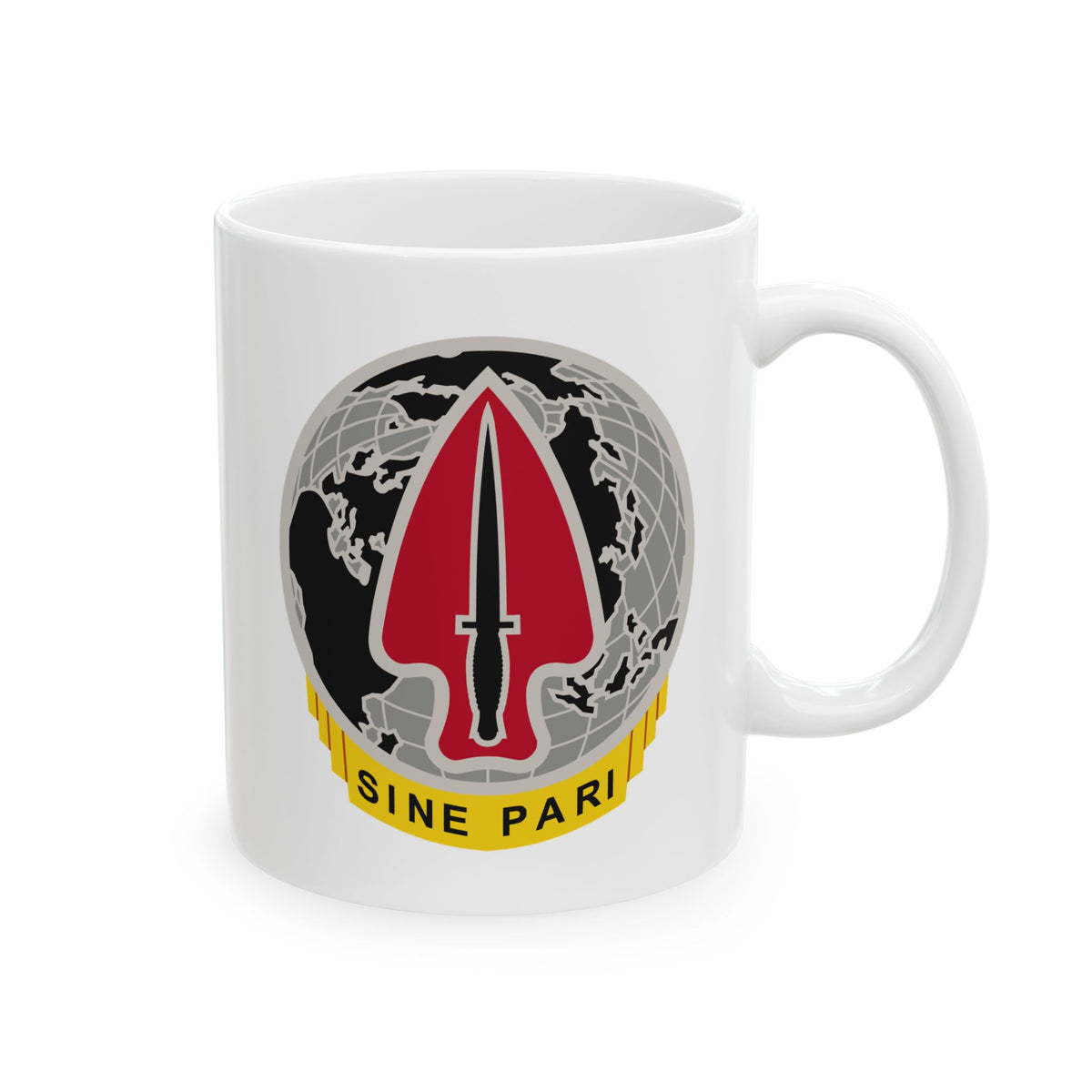 U.S. Army USASOC Coffee Mug | 1st CIG and Sine Pari DUI