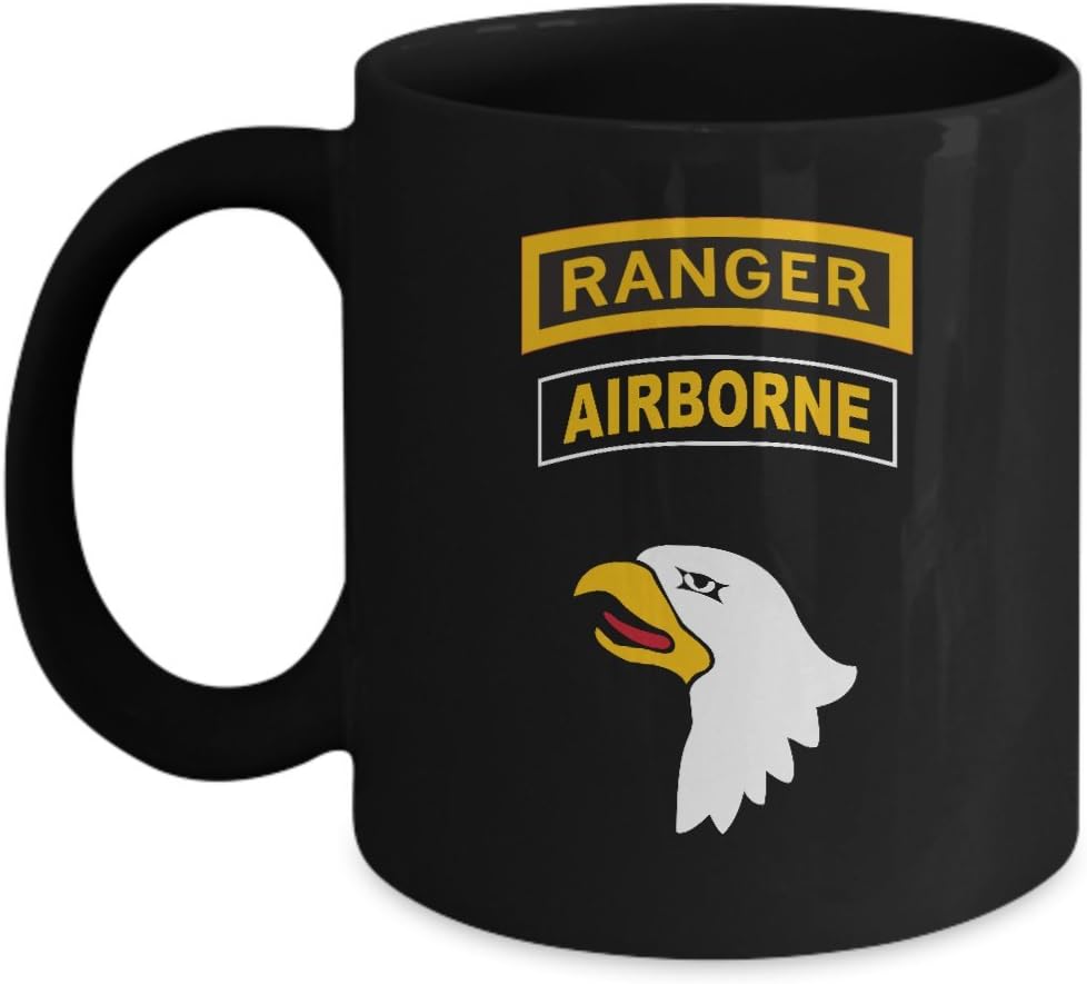 U.S. Army 101st Airborne Coffee Mug - Ranger Tab