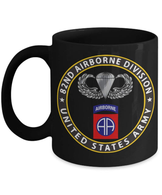 U.S. Army 82nd Airborne Division Coffee Mug - Paratrooper Wings