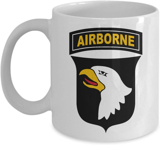 U.S. Army 101st Airborne Division Patch Coffee Mug