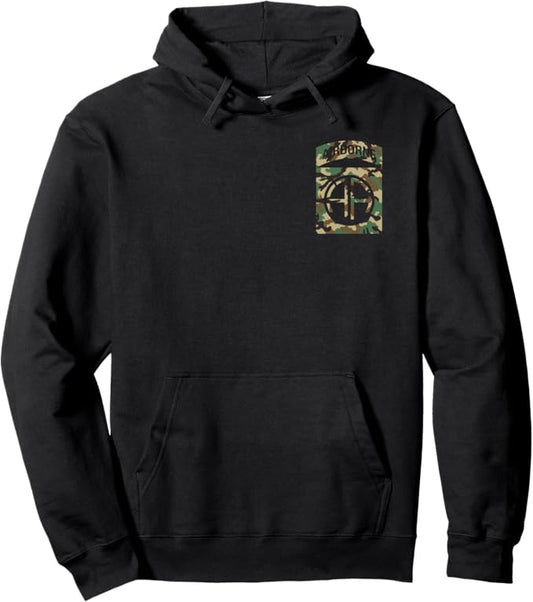 U.S. Army 82nd Airborne Division Camo Patch Hoodie | BDU Camouflage