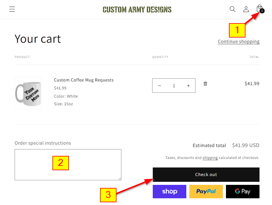 Custom Coffee Mug Requests