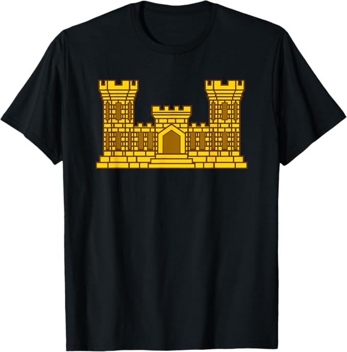 U.S. Army Engineer Branch Castle T-Shirt | Full Chest