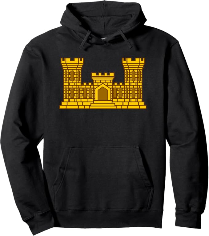 U.S. Army Engineer Branch Castle Hoodie | Full Chest
