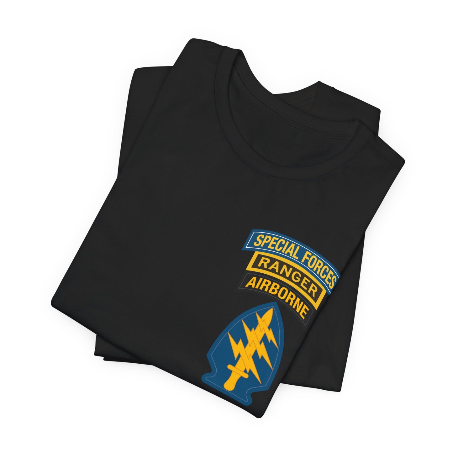 U.S. Army Special Forces Patch T-Shirt | SF & Ranger Tab