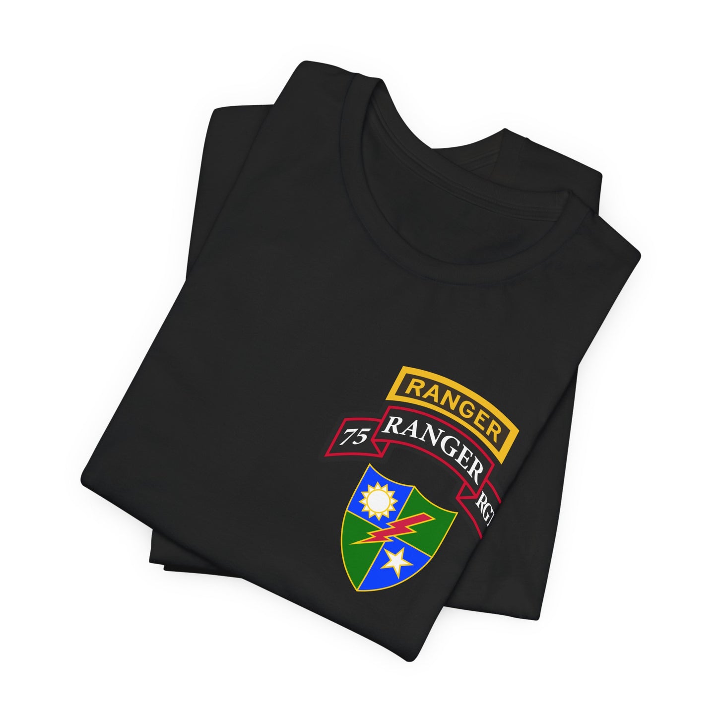 U.S. Army 75th Ranger Regiment T-Shirt | Scroll, Tab, DUI