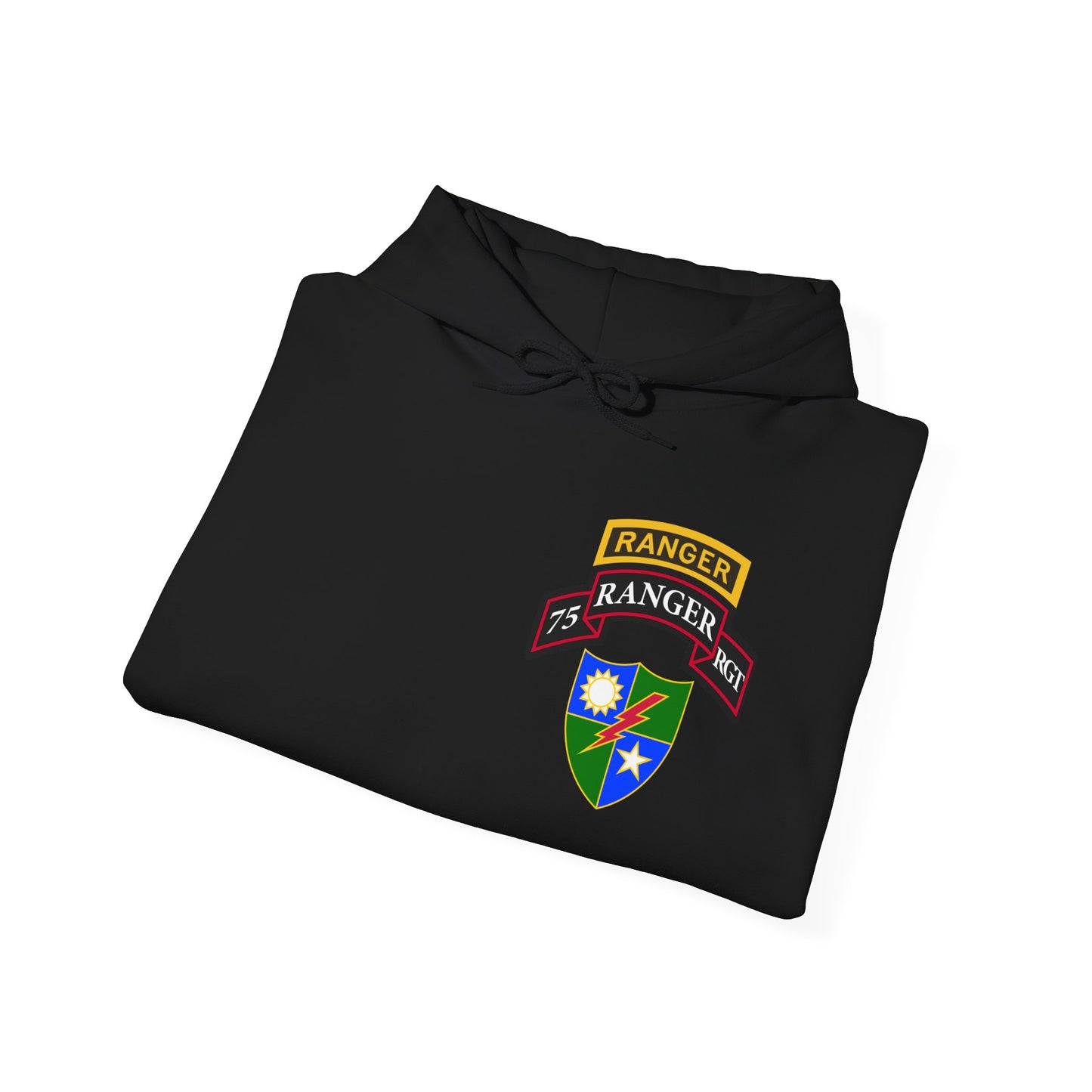 U.S. Army 75th Ranger Regiment Hoodie | Scroll, Tab, DUI