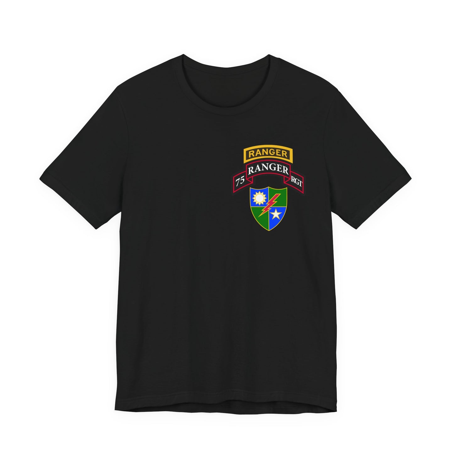 U.S. Army 75th Ranger Regiment T-Shirt | Scroll, Tab, DUI