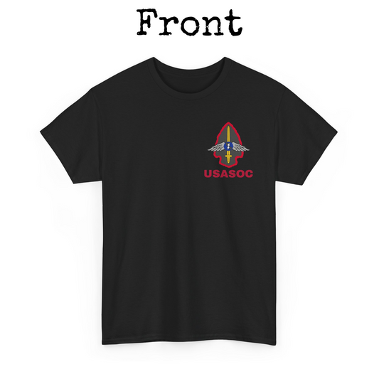 U.S. Army USASOC T-Shirt | 1st CIG and Sine Pari DUI