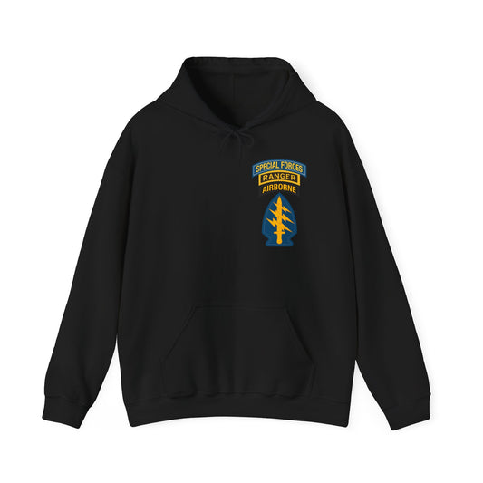 U.S. Army Special Forces Patch Hoodie | SF & Ranger Tab