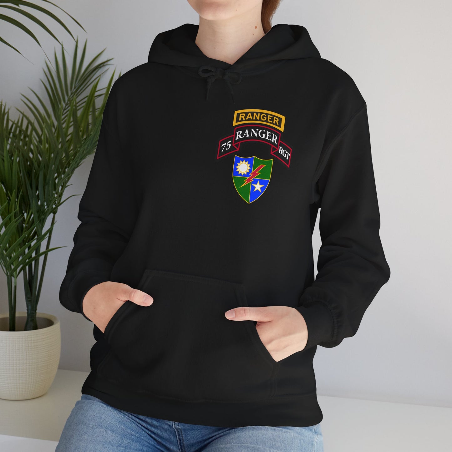 U.S. Army 75th Ranger Regiment Hoodie | Scroll, Tab, DUI