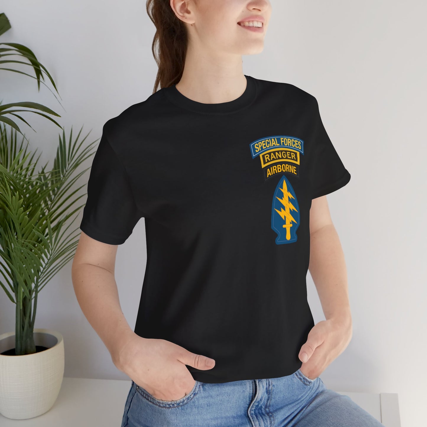 U.S. Army Special Forces Patch T-Shirt | SF & Ranger Tab