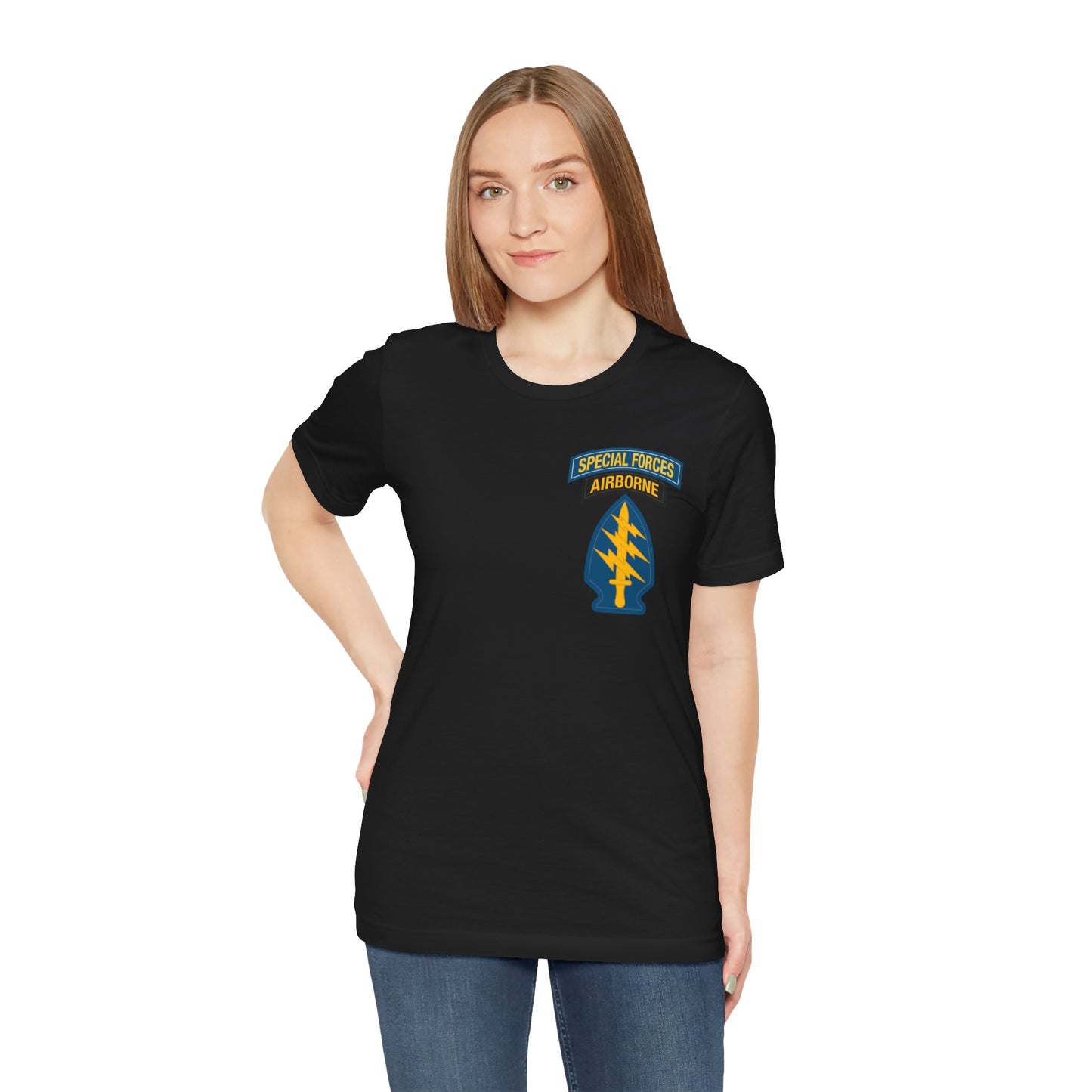 U.S. Army Special Forces Patch T-Shirt | SF Long Tab
