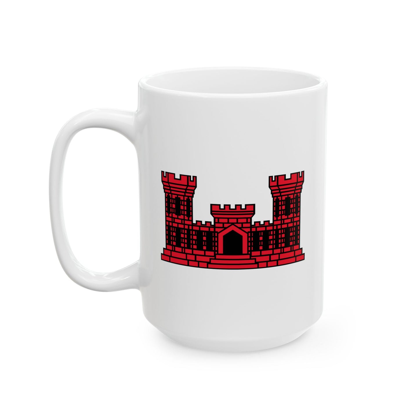 U.S. Army Engineer Branch Red Castle Coffee Mug