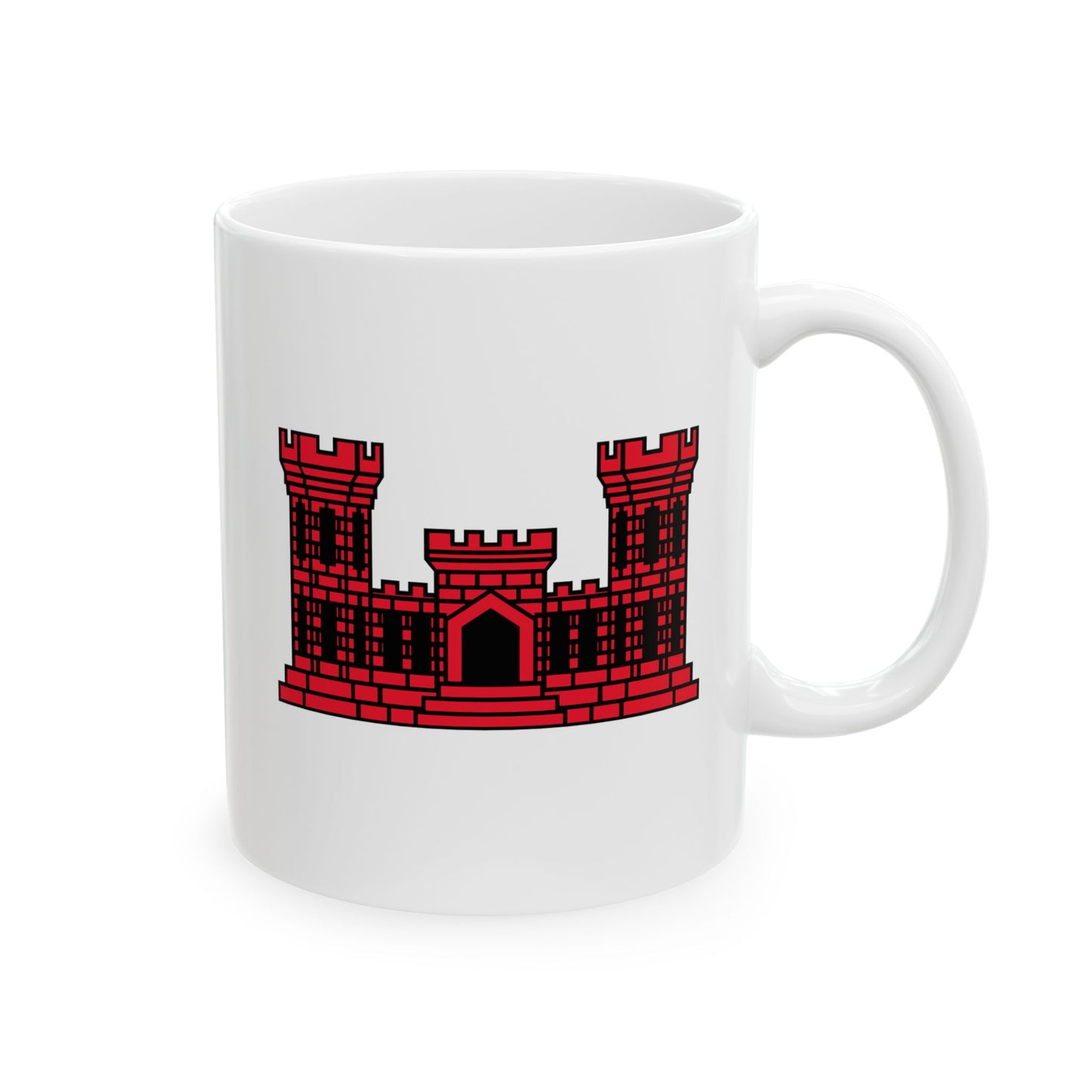 U.S. Army Engineer Branch Red Castle Coffee Mug
