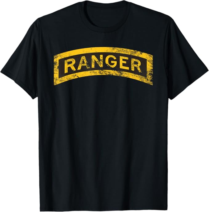 U.S. Army Ranger Tab T-Shirt | Full Chest Distressed