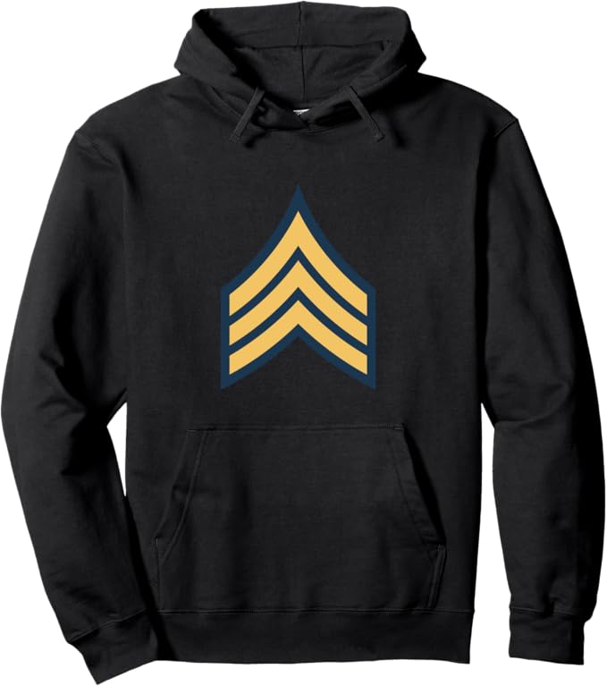 U.S. Army Sergeant (E-5) Rank Hoodie | SGT E5 Full Chest