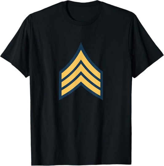 U.S. Army Sergeant (E-5) Rank T-Shirt | SGT E5 Full Chest