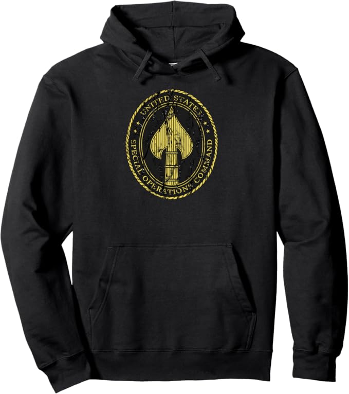 U.S. Army Special Operations SOCOM Seal Hoodie | Full Distress