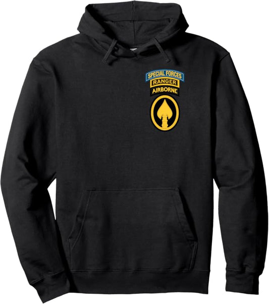 U.S. Army Special Operations SOCOM Patch Hoodie | SF & Ranger Tab